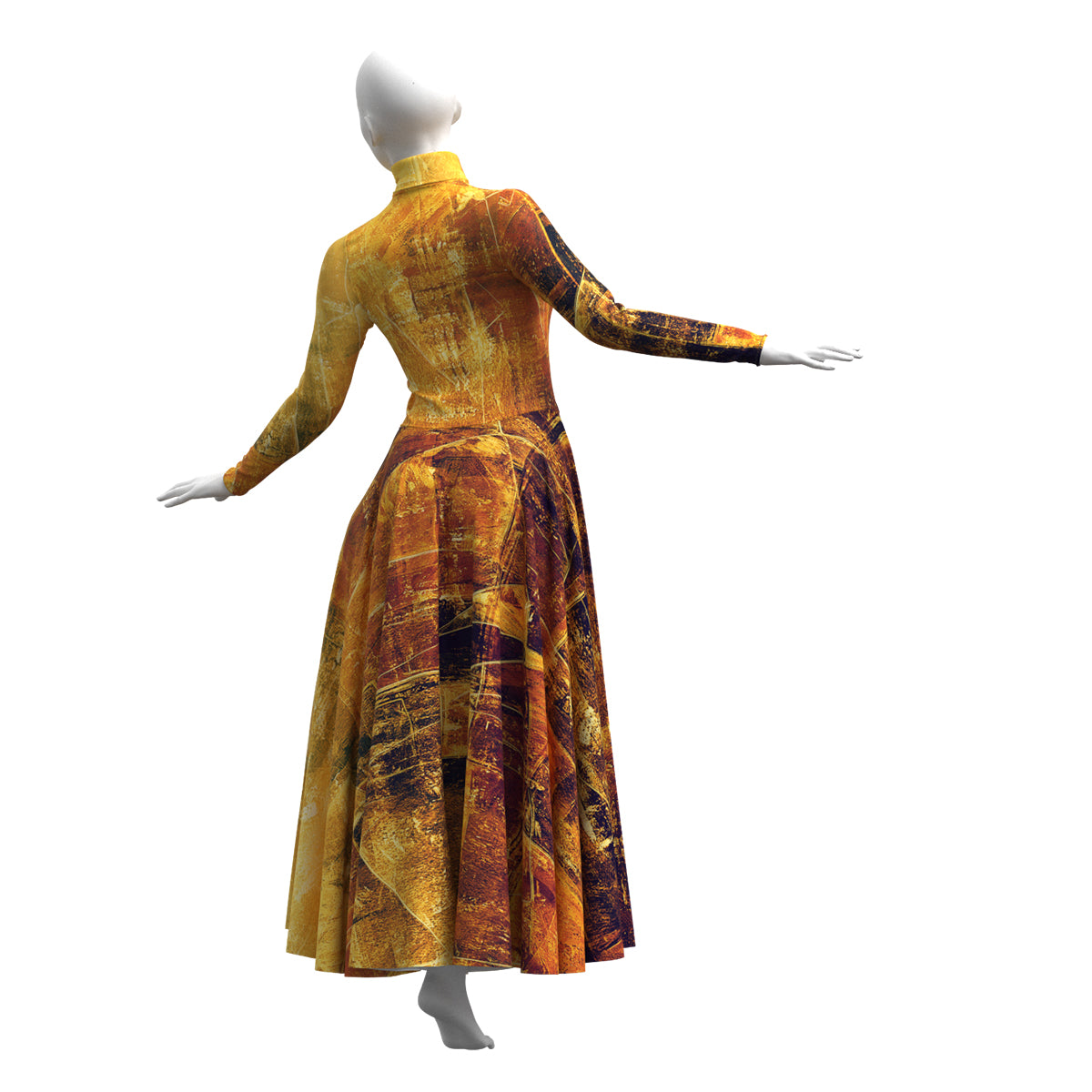 Grunge Gold Unitard