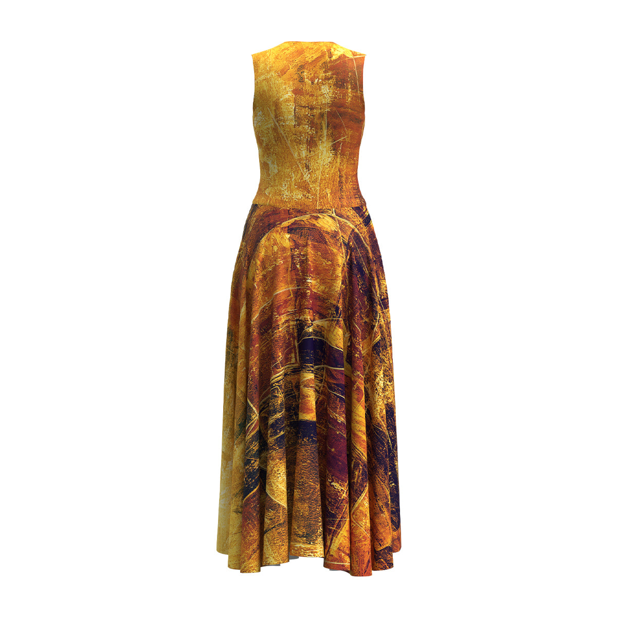 Grunge Gold Dress