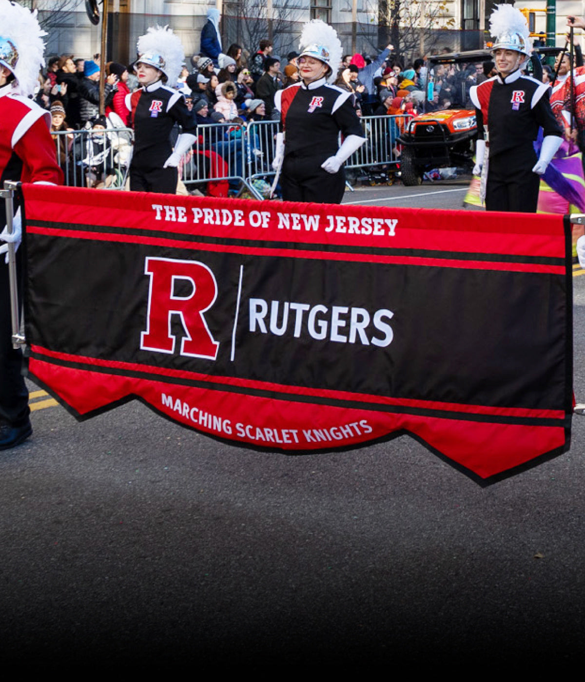 Sewn printed Banners for high school college university parades gyms and arenas