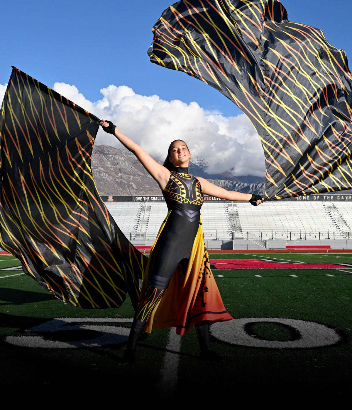 Custom color guard flags for 2025