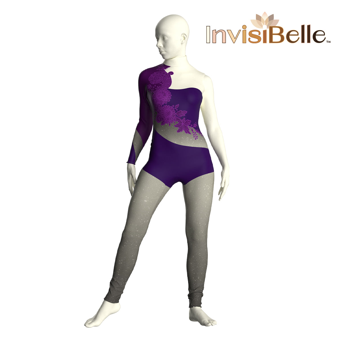 InvisiBelle Midnight Flower Unitard