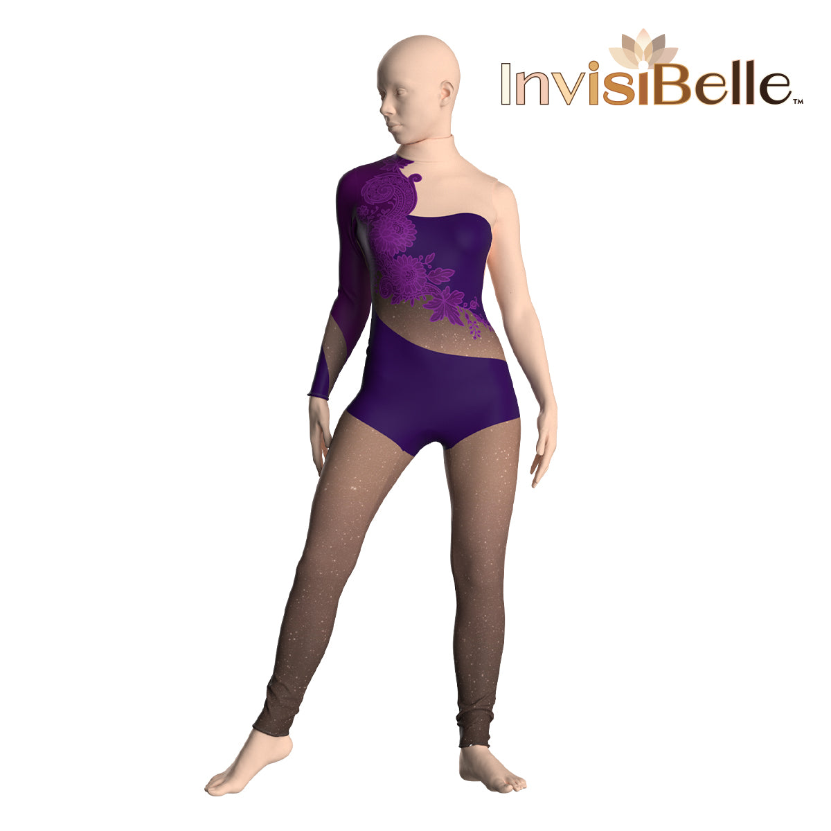 InvisiBelle Midnight Flower Unitard