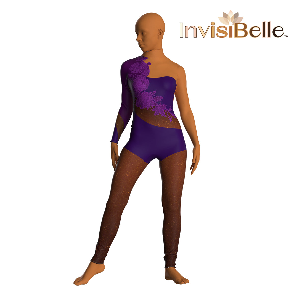 InvisiBelle Midnight Flower Unitard