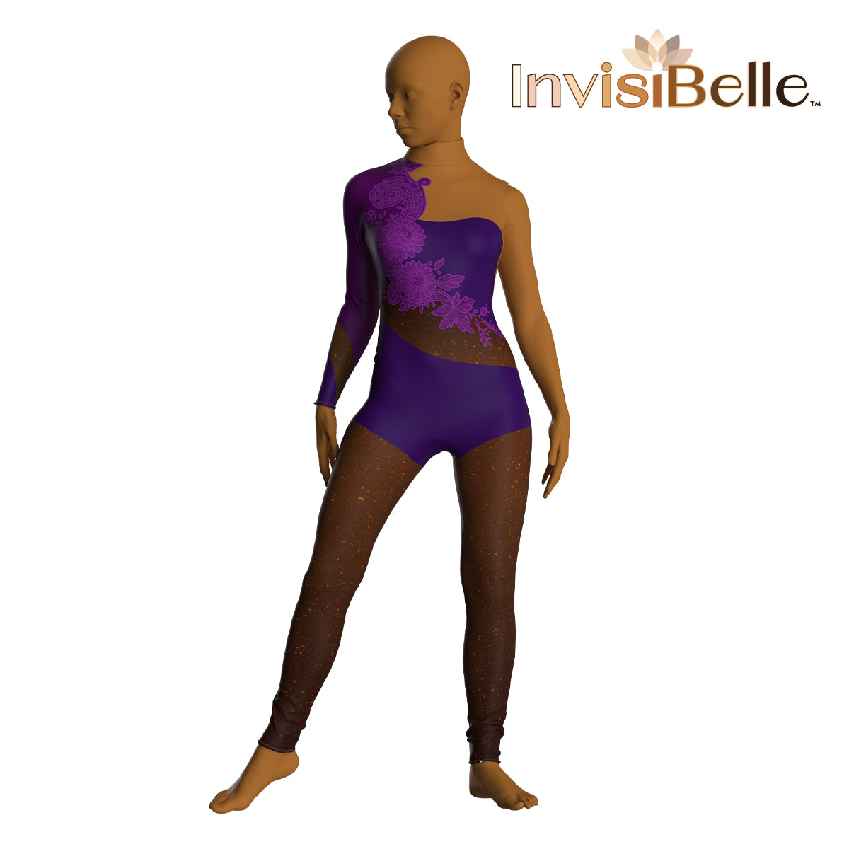 InvisiBelle Midnight Flower Unitard