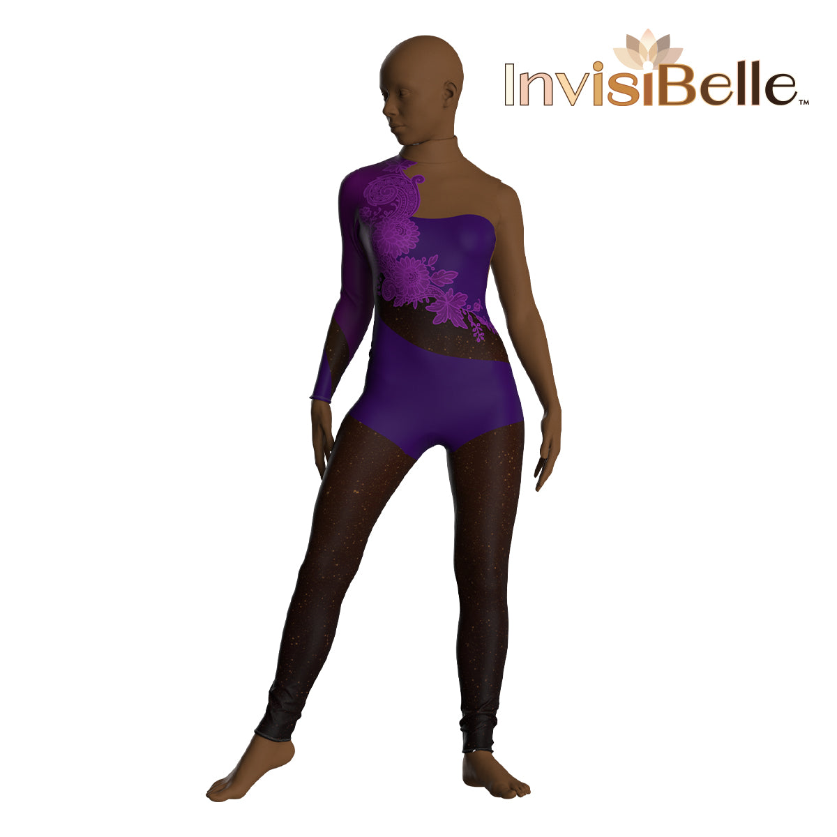 InvisiBelle Midnight Flower Unitard