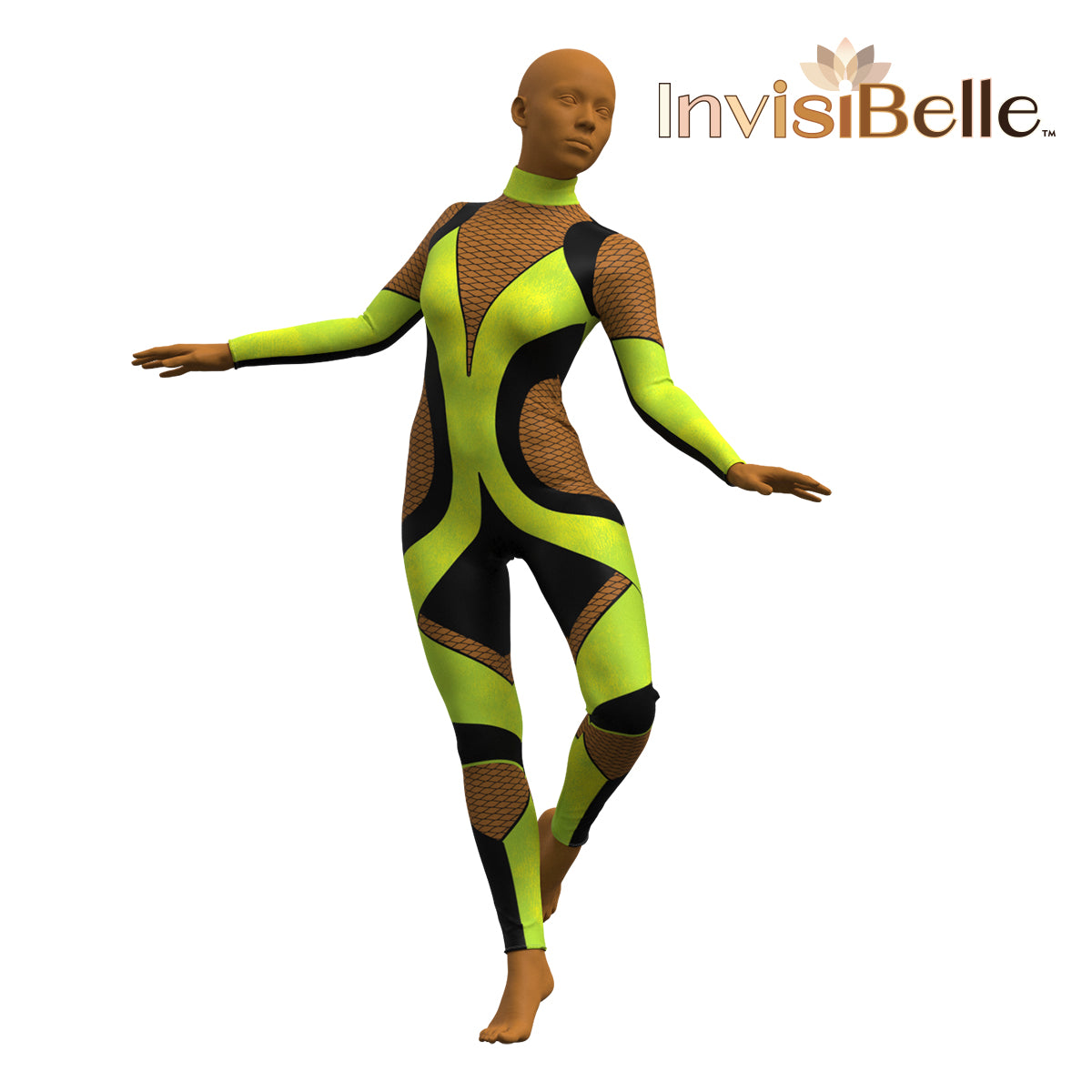 InvisiBelle Neon Venom Unitard