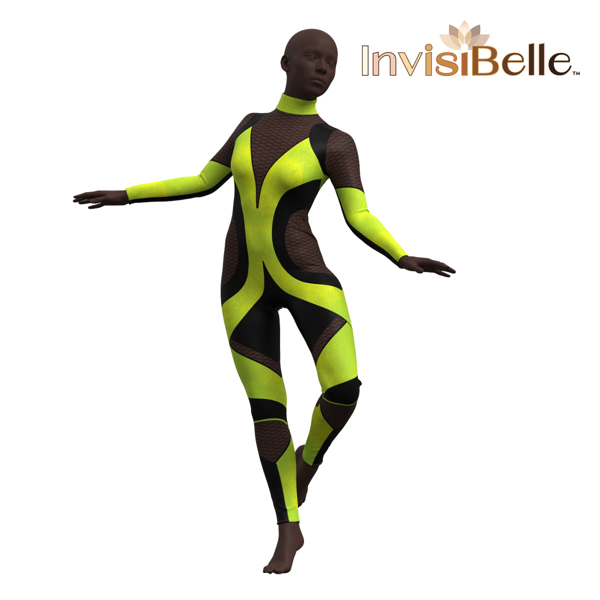 InvisiBelle Neon Venom Unitard