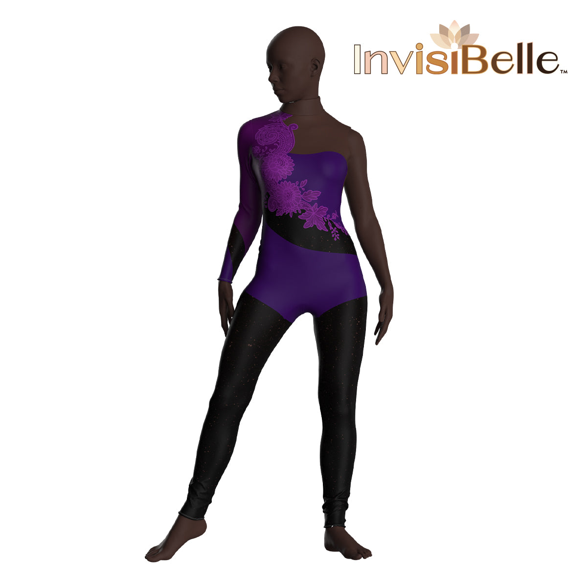 InvisiBelle Midnight Flower Unitard
