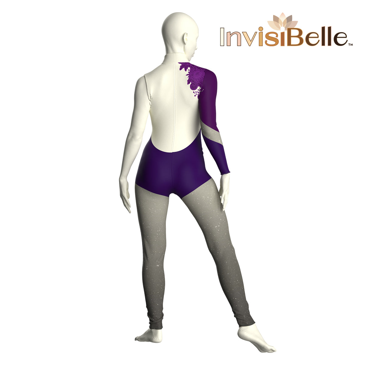 InvisiBelle Midnight Flower Unitard