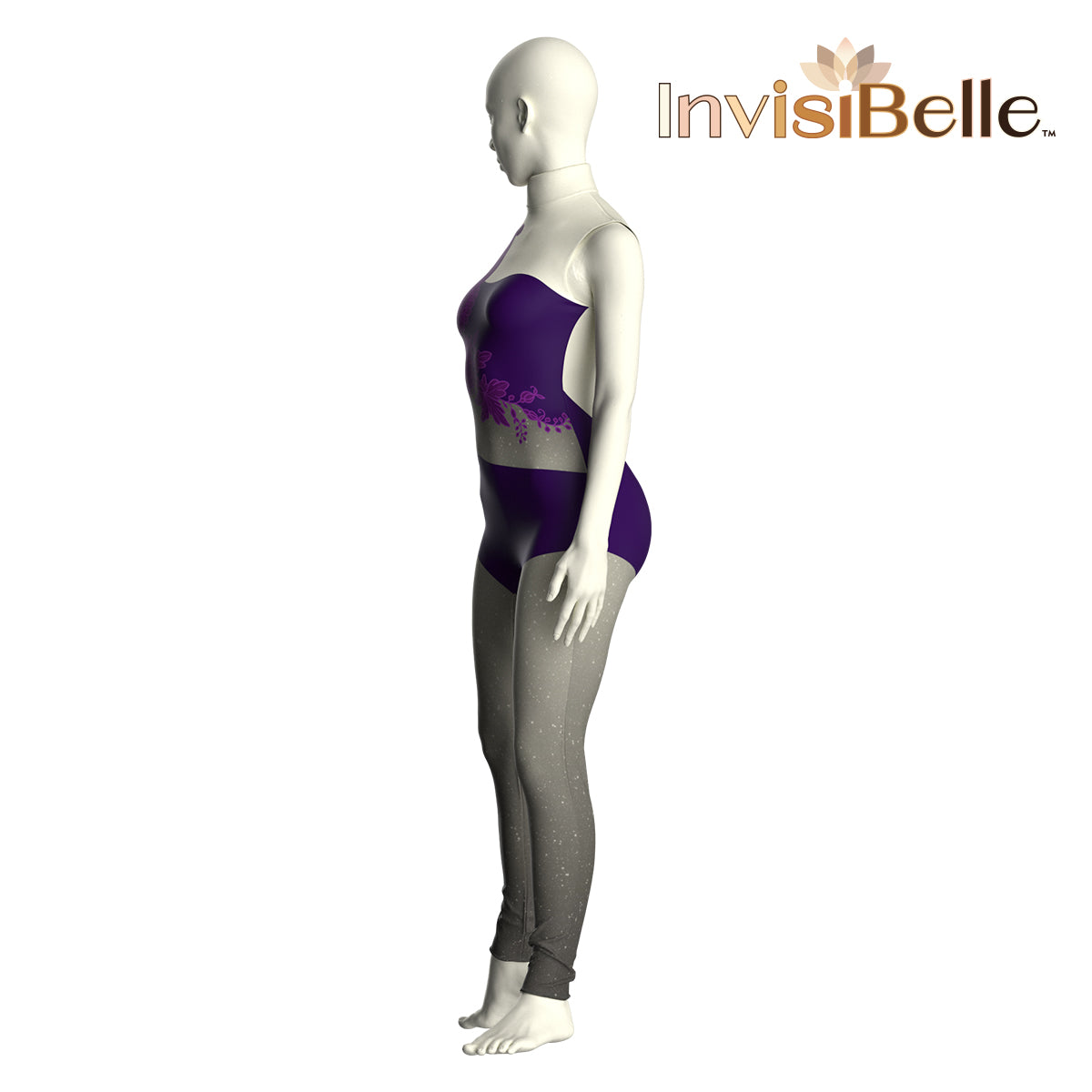 InvisiBelle Midnight Flower Unitard