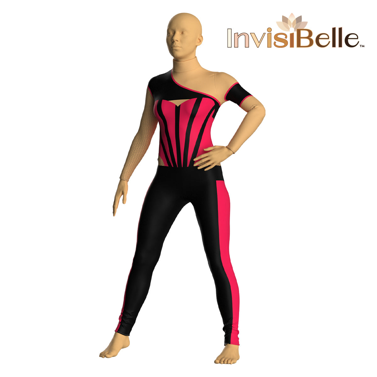InvisiBelle Atomic Fuchsia Unitard