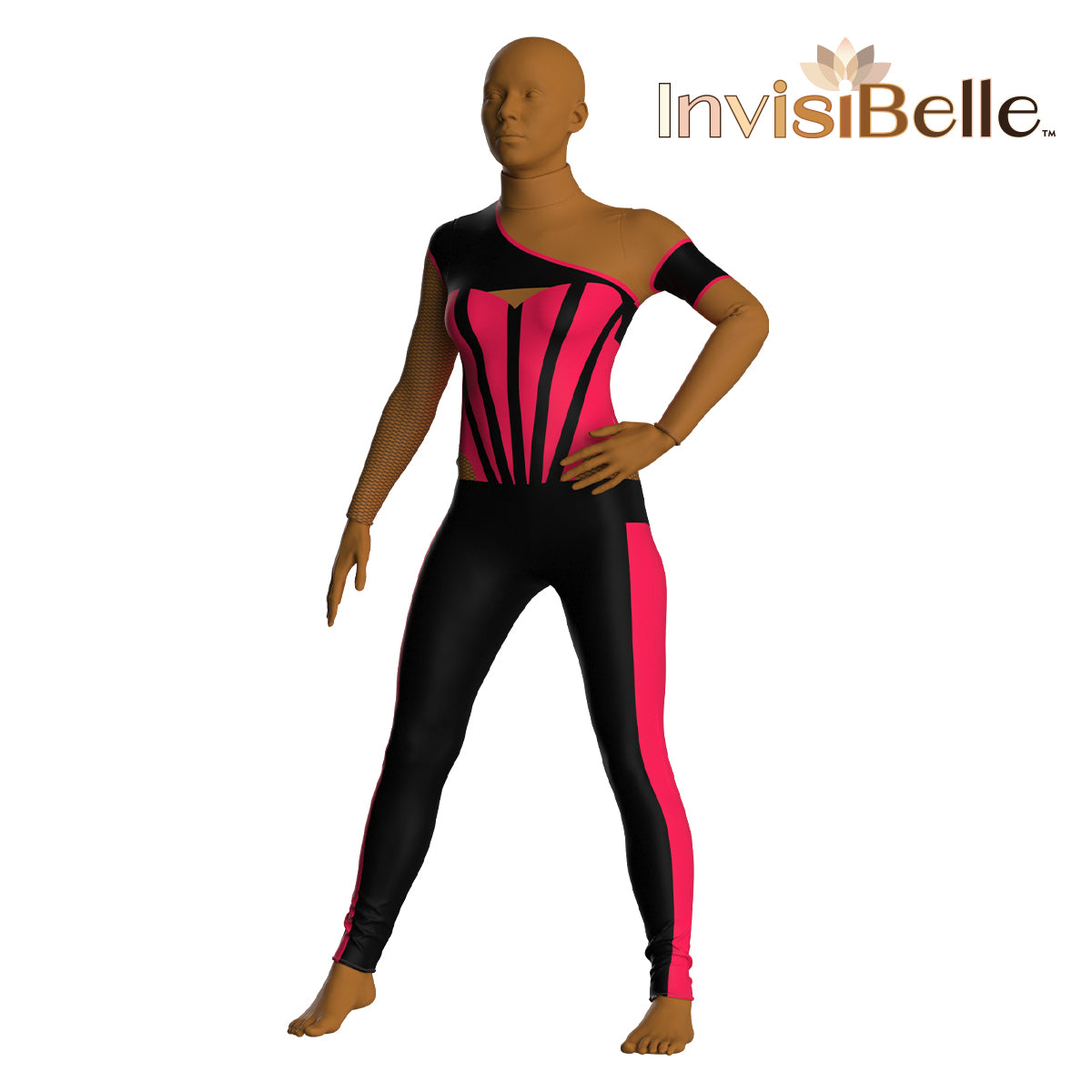InvisiBelle Atomic Fuchsia Unitard