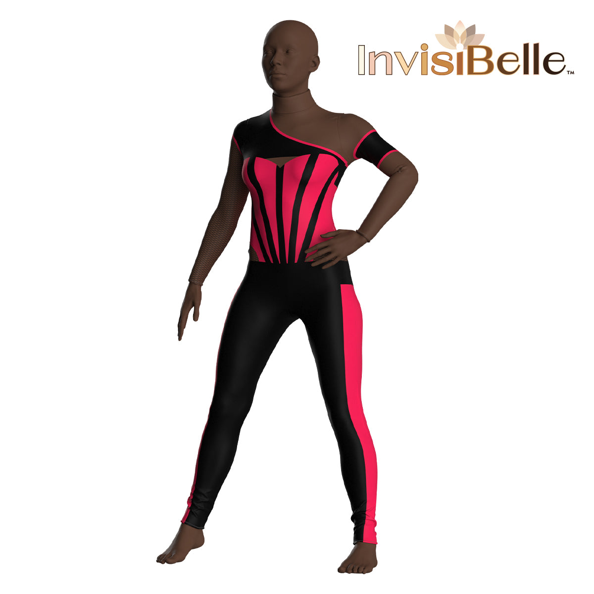 InvisiBelle Atomic Fuchsia Unitard