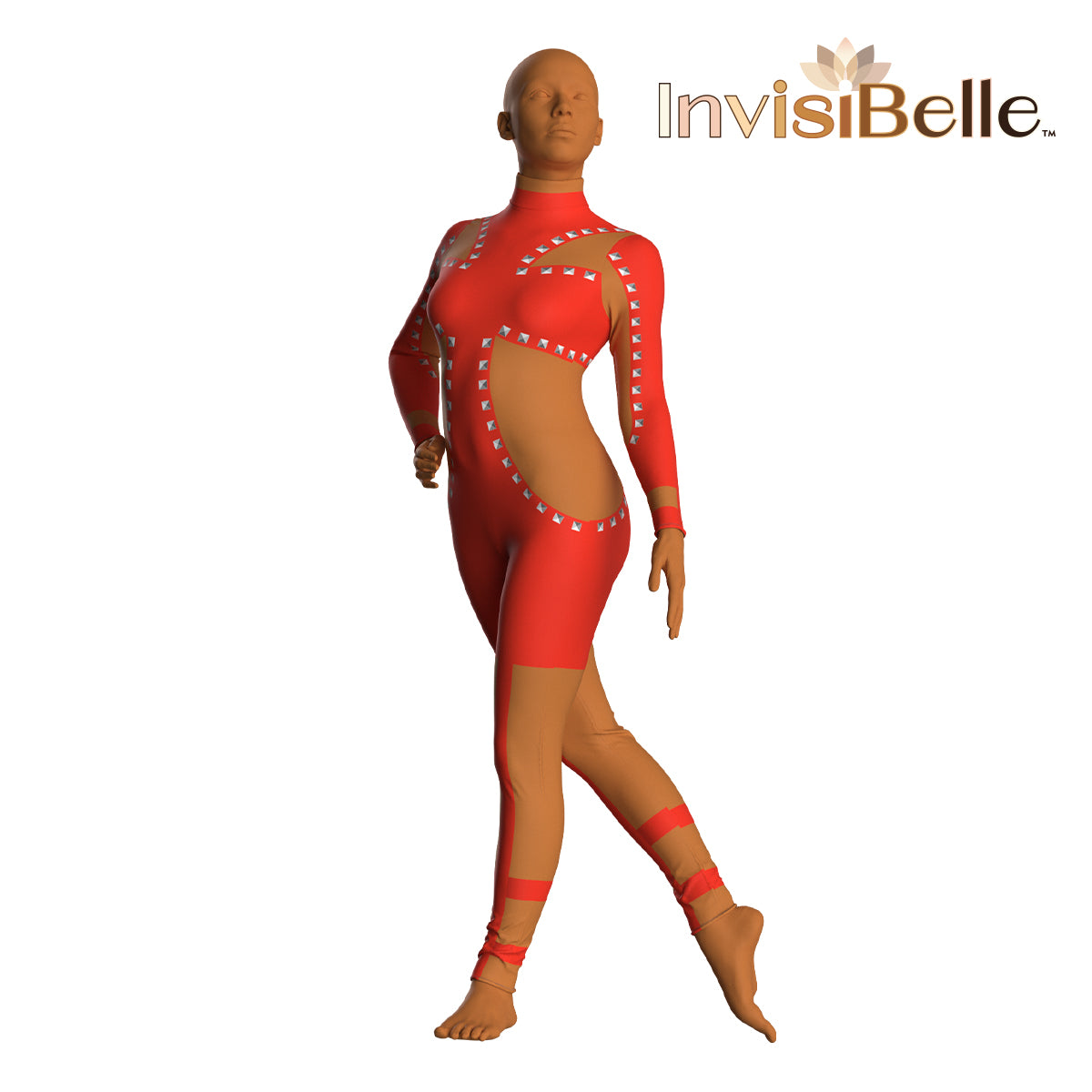 InvisiBelle Crimson Stud Unitard
