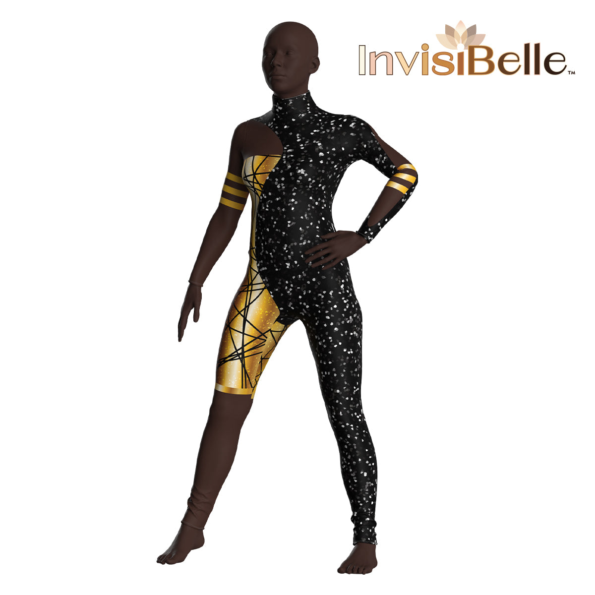 InvisiBelle Obsidian Gold Unitard