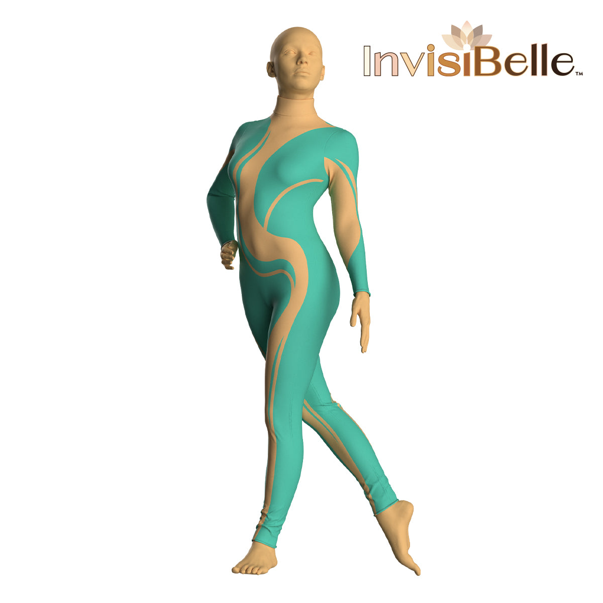 InvisiBelle Liquid Jade Unitard