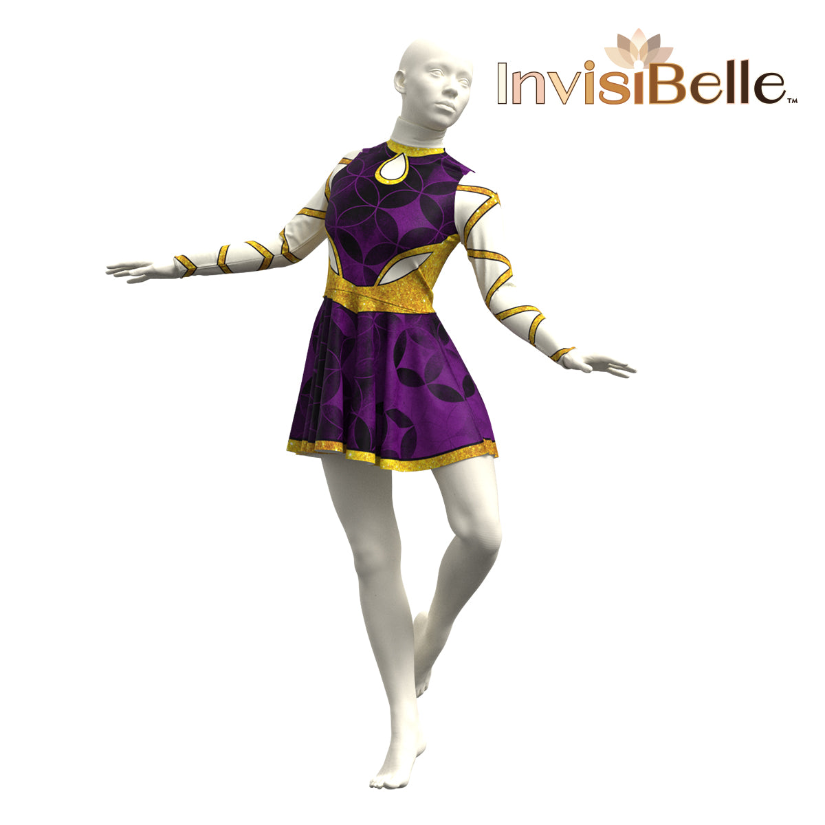 InvisiBelle Patterned Star Dress