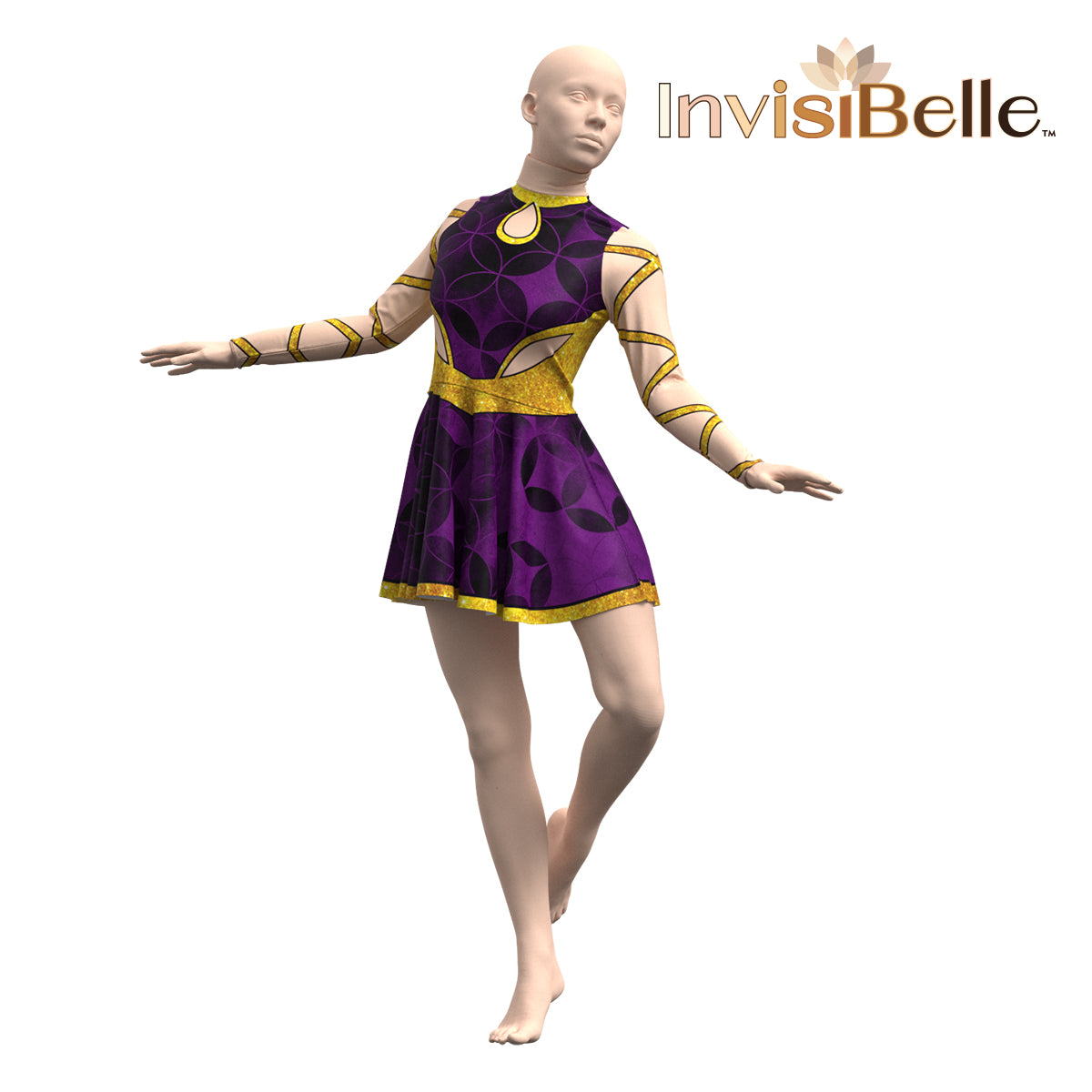 InvisiBelle Patterned Star Dress