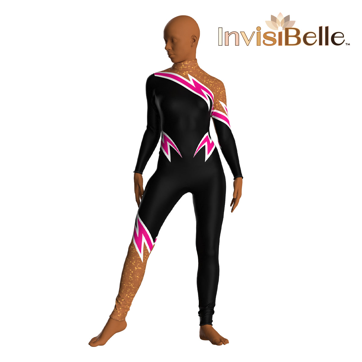 InvisiBelle Pink Lightning Unitard