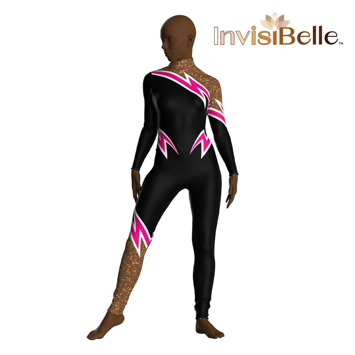 InvisiBelle Pink Lightning Unitard