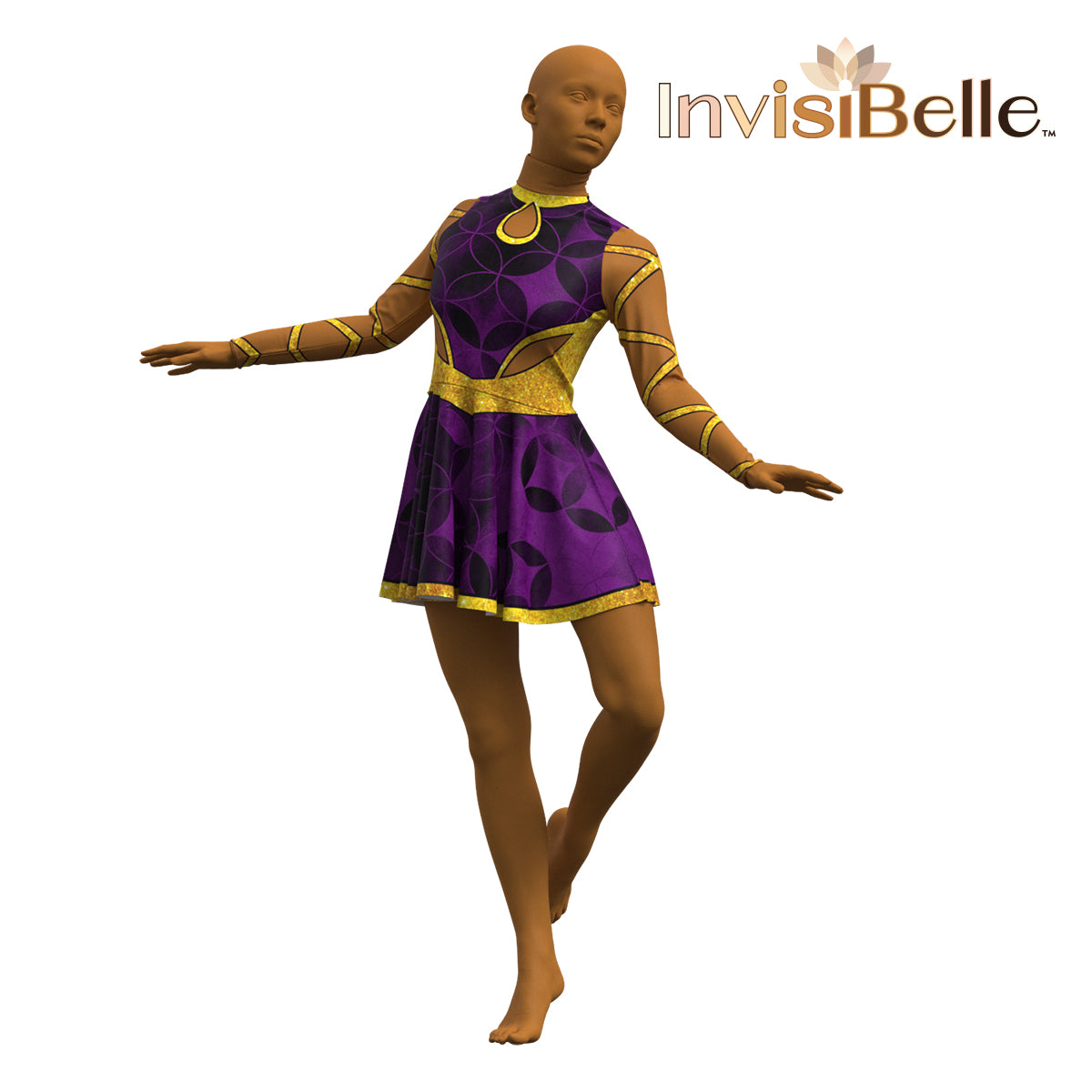 InvisiBelle Patterned Star Dress