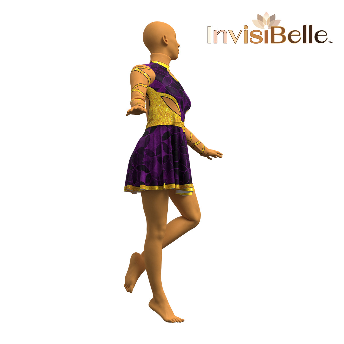 InvisiBelle Patterned Star Dress