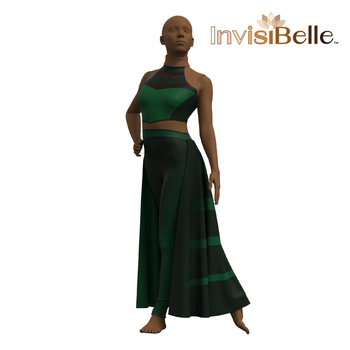 InvisiBelle Green Spy Unitard