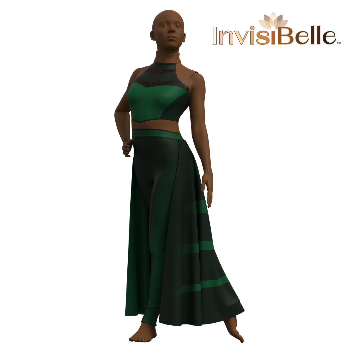 InvisiBelle Green Spy Unitard