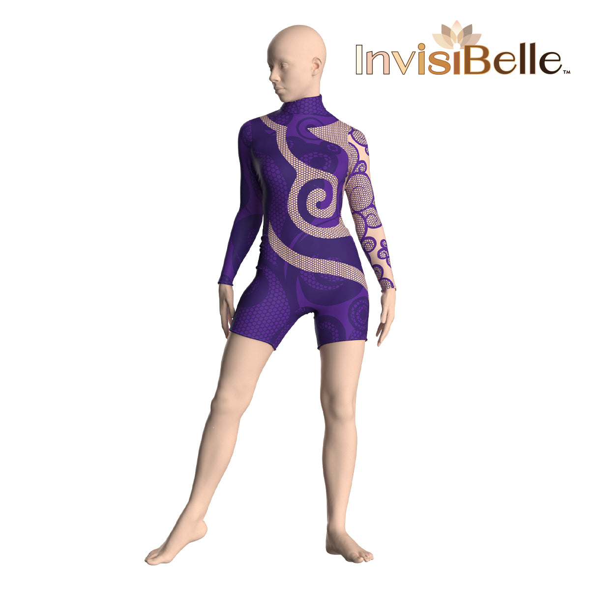 InvisiBelle Swirls Unitard