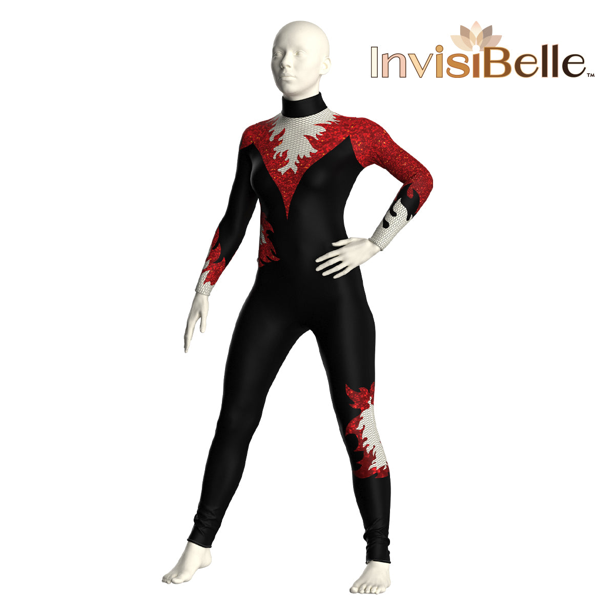 InvisiBelle Fire Unitard