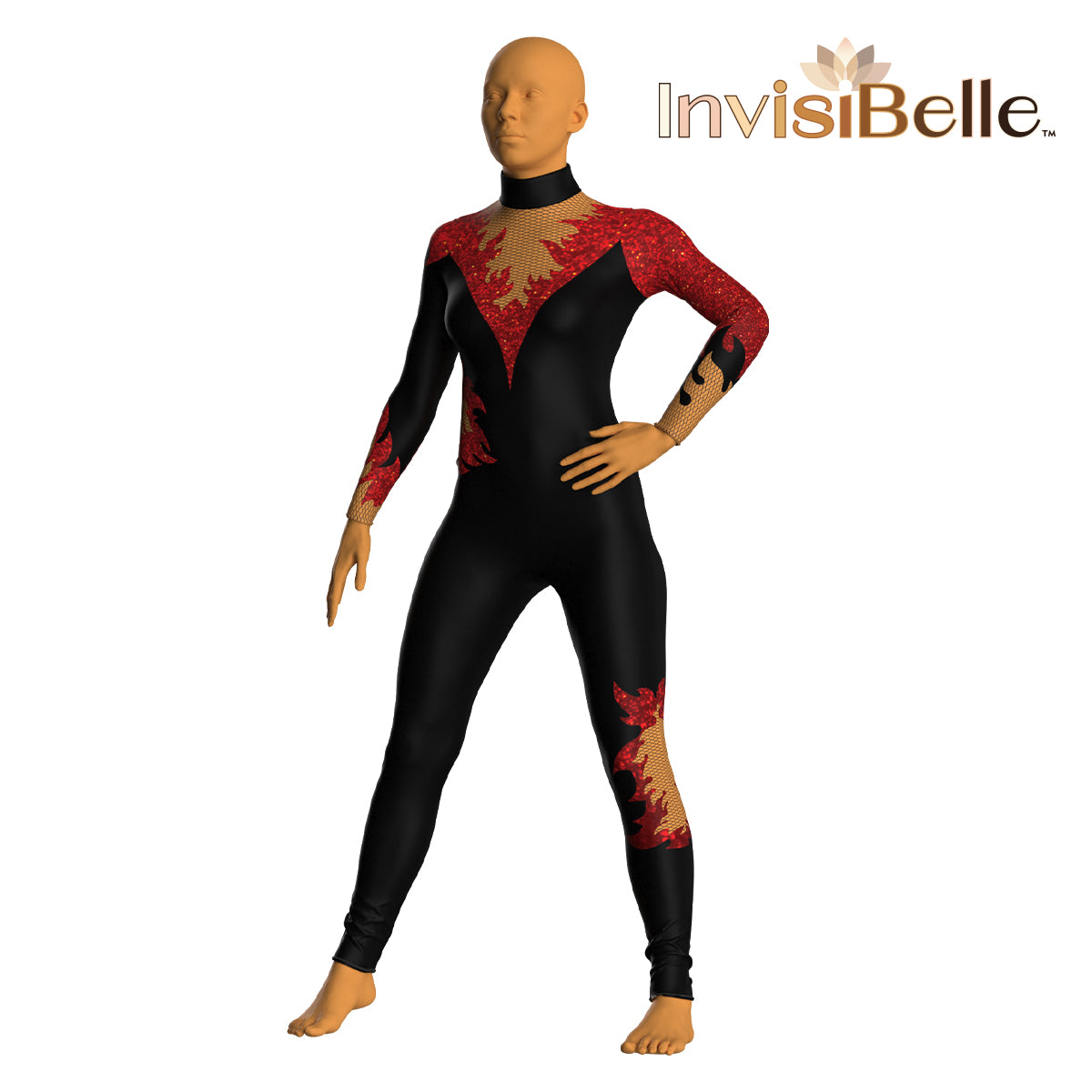 InvisiBelle Fire Unitard