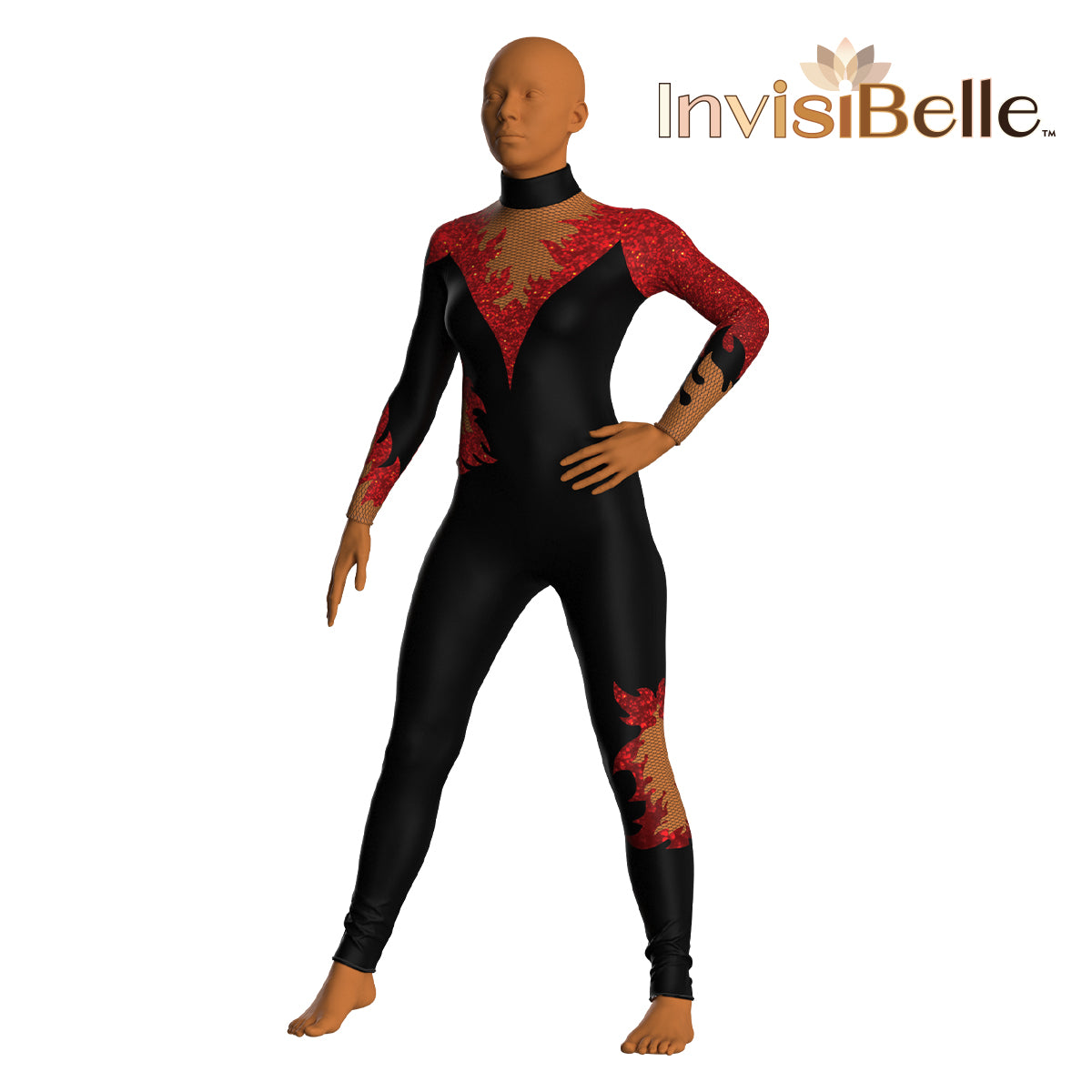InvisiBelle Fire Unitard
