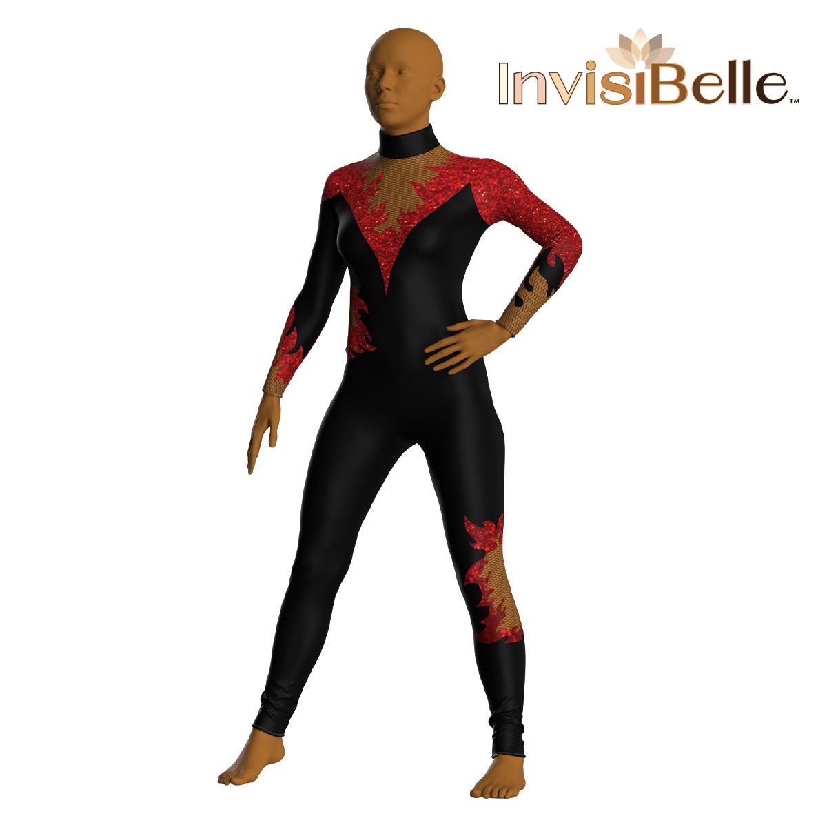 InvisiBelle Fire Unitard