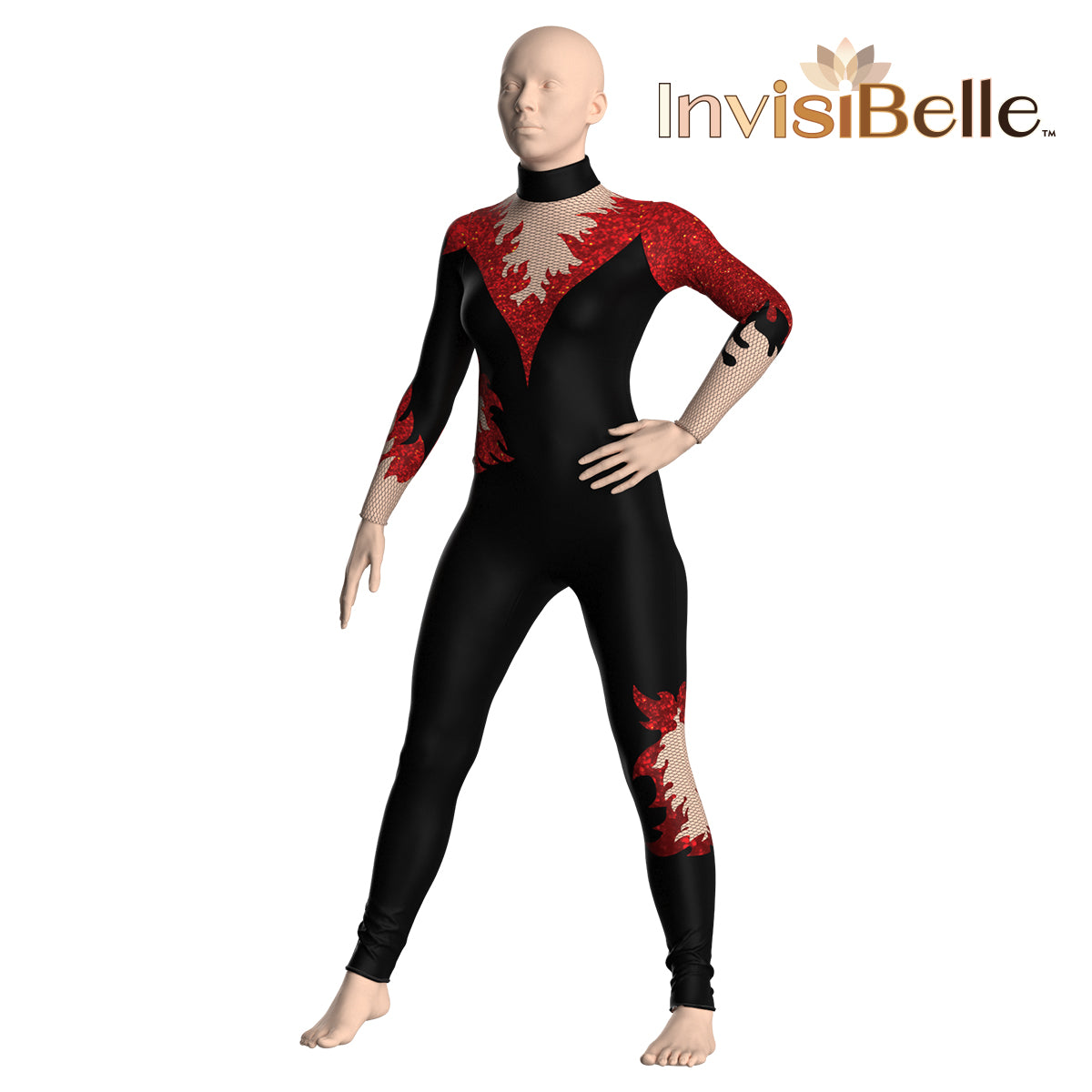 InvisiBelle Fire Unitard