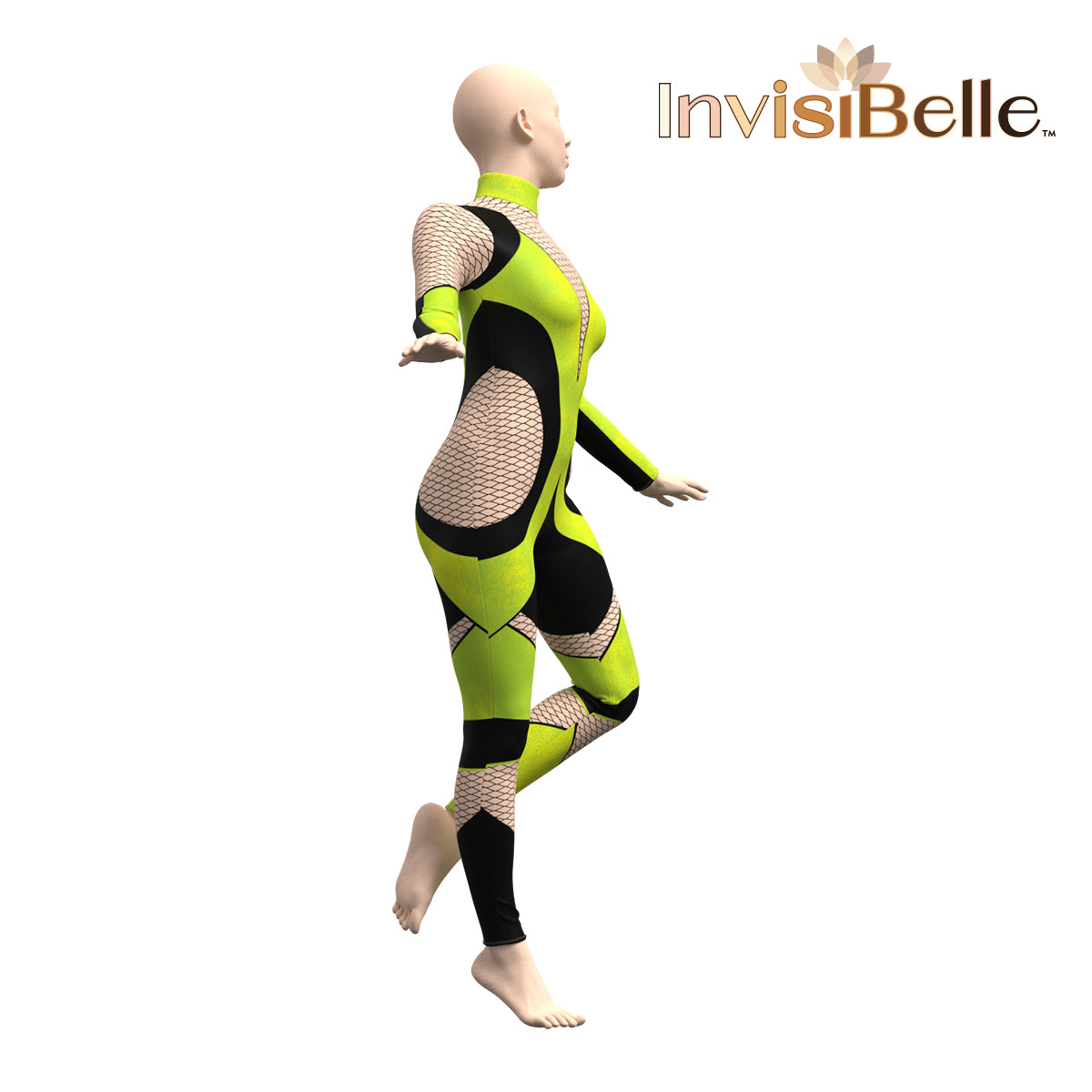 InvisiBelle Neon Venom Unitard