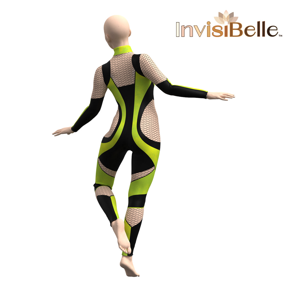 InvisiBelle Neon Venom Unitard