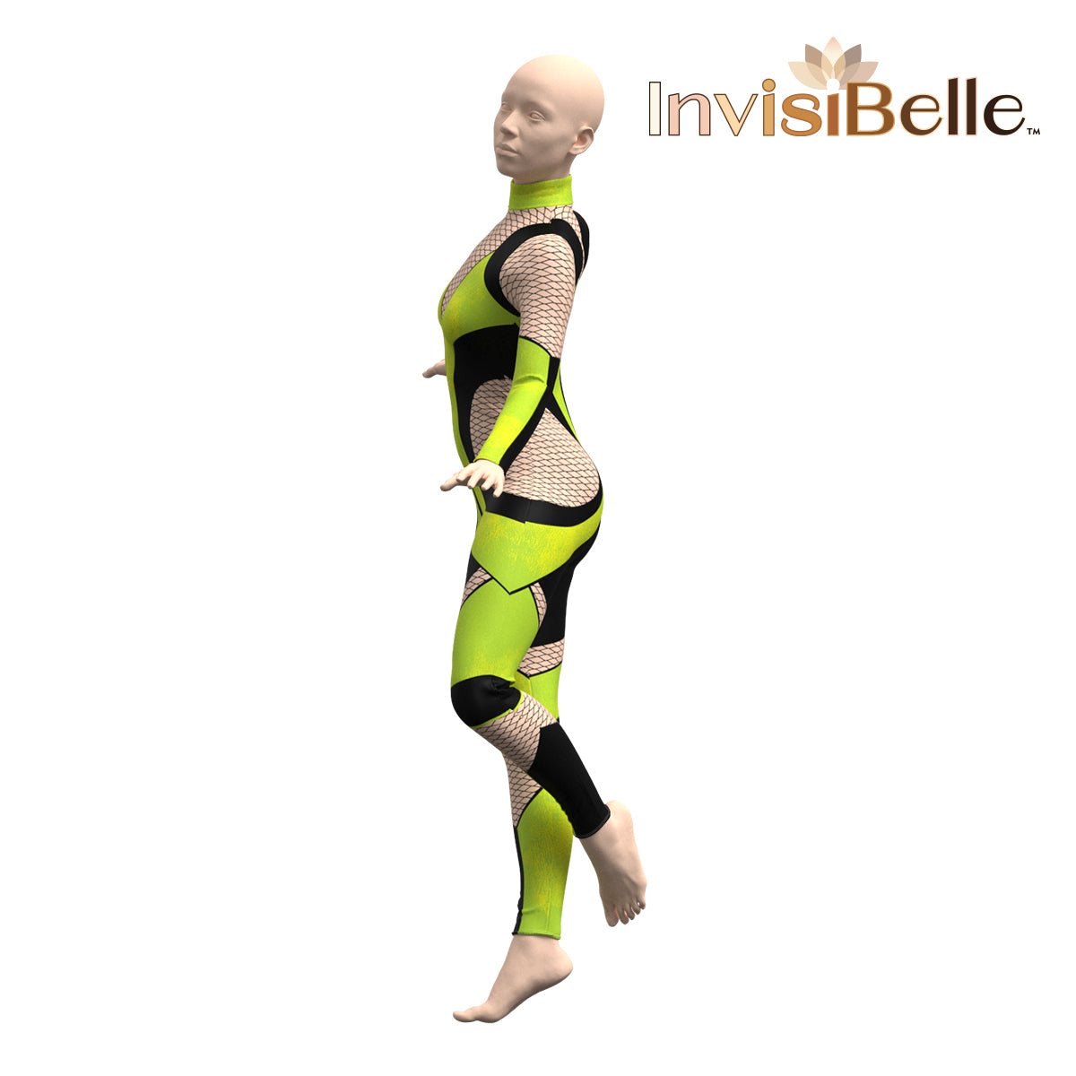 InvisiBelle Neon Venom Unitard