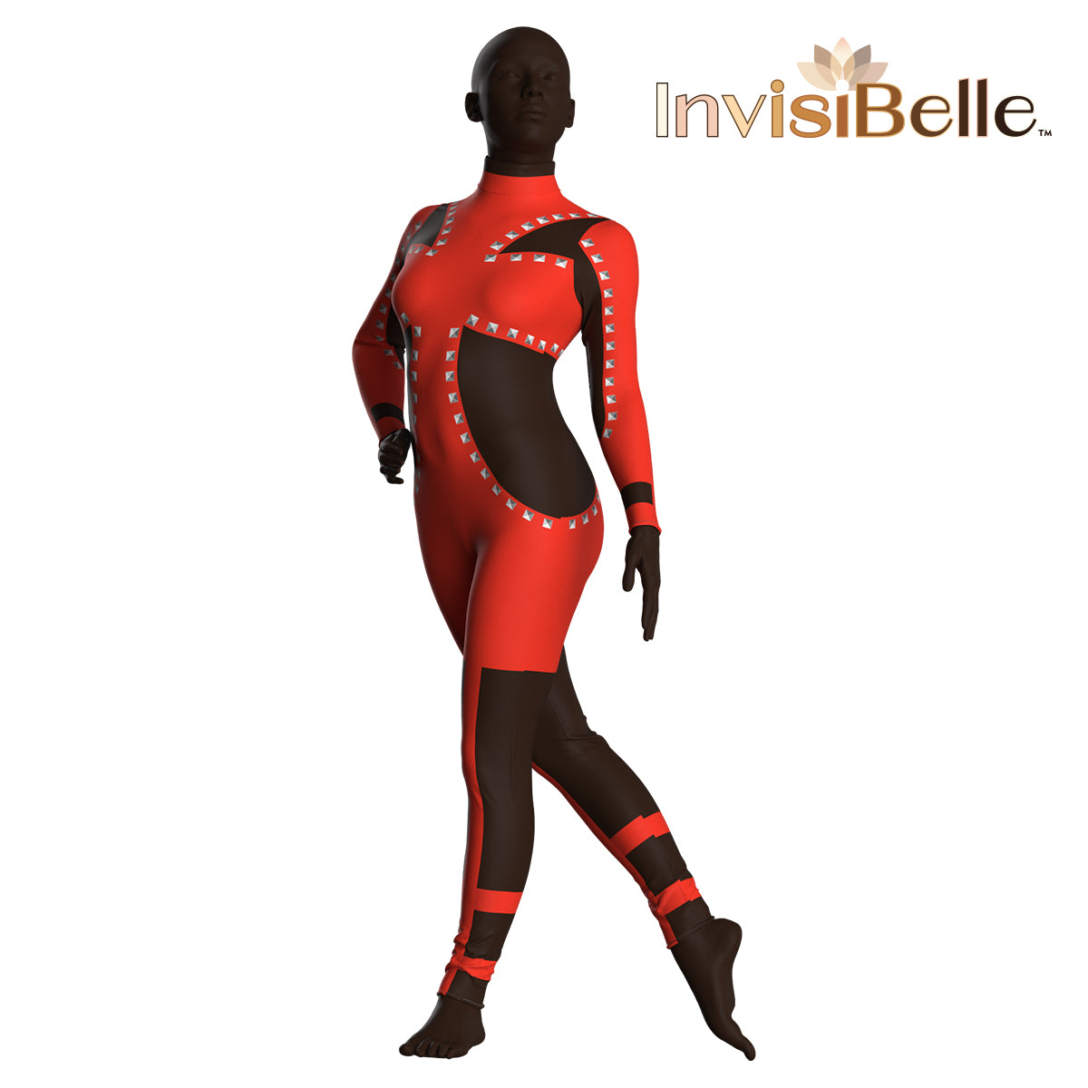 InvisiBelle Crimson Stud Unitard
