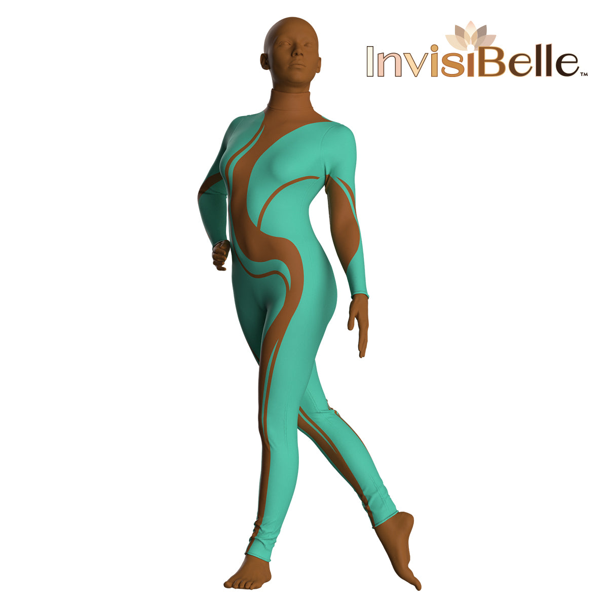 InvisiBelle Liquid Jade Unitard