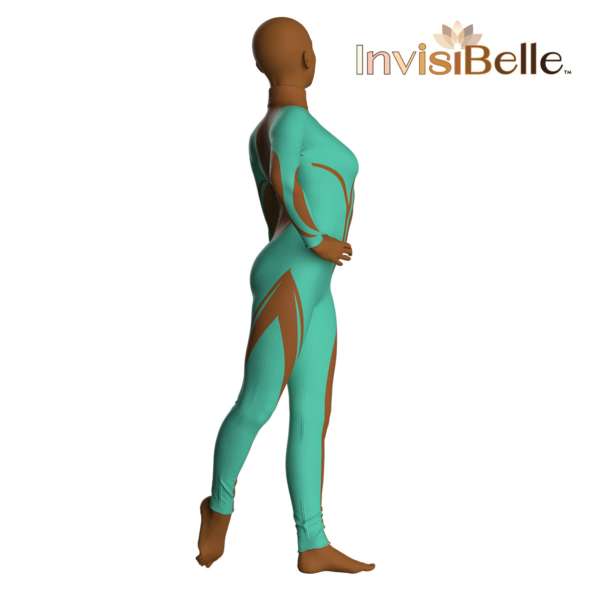 InvisiBelle Liquid Jade Unitard