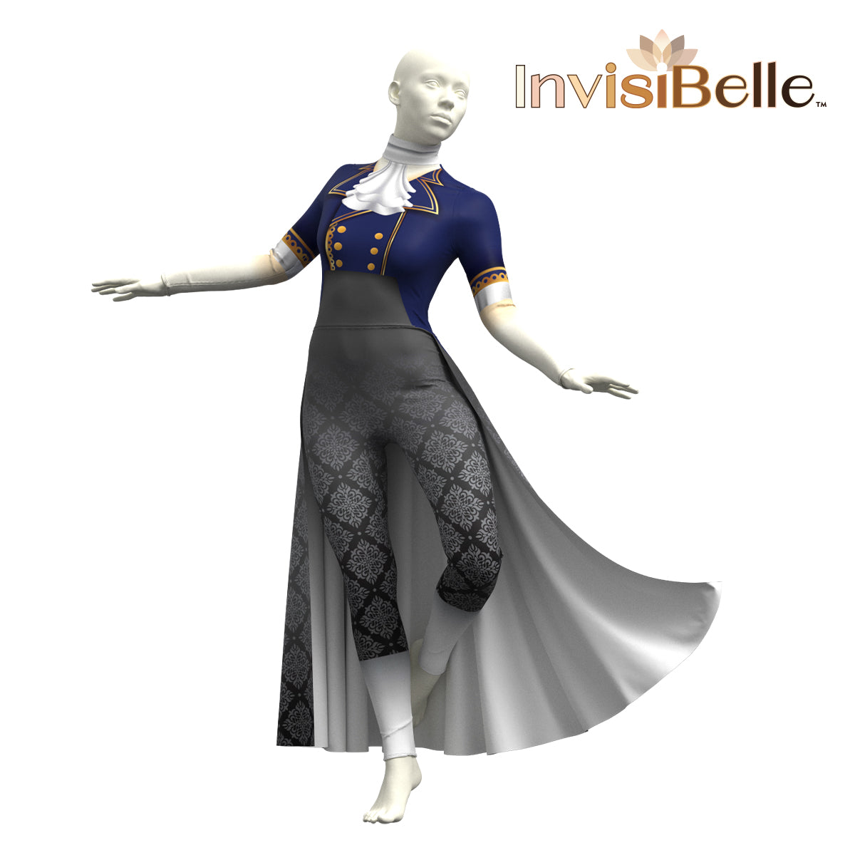 InvisiBelle Blue Noble Unitard