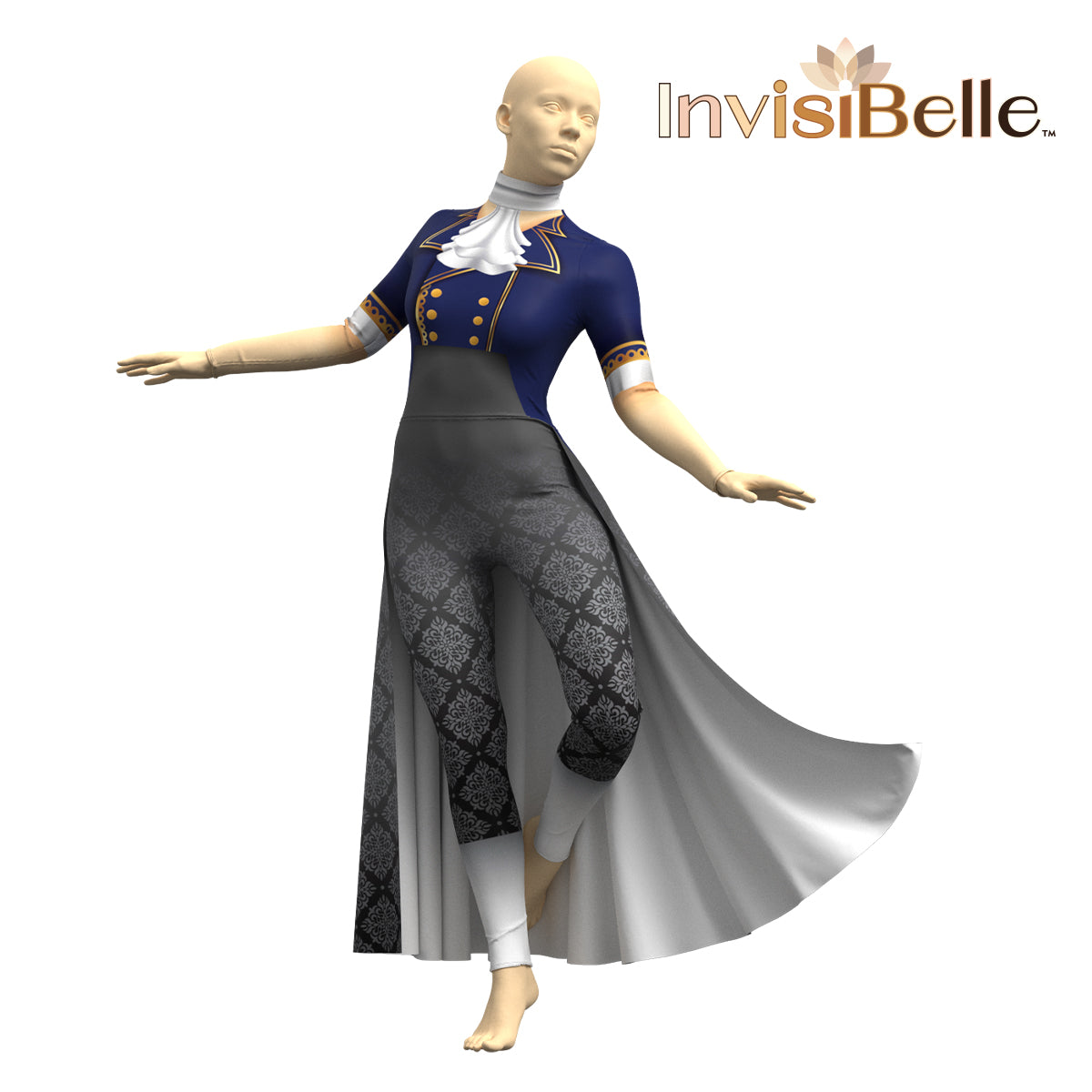 InvisiBelle Blue Noble Unitard