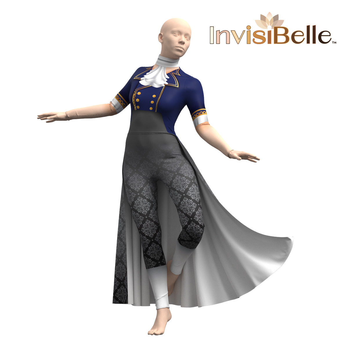 InvisiBelle Blue Noble Unitard