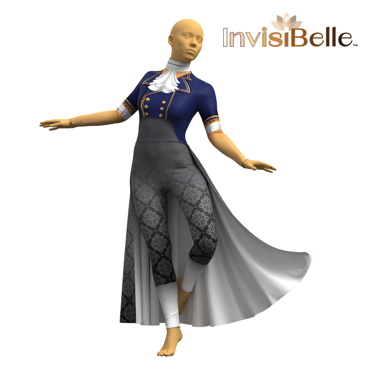 InvisiBelle Blue Noble Unitard