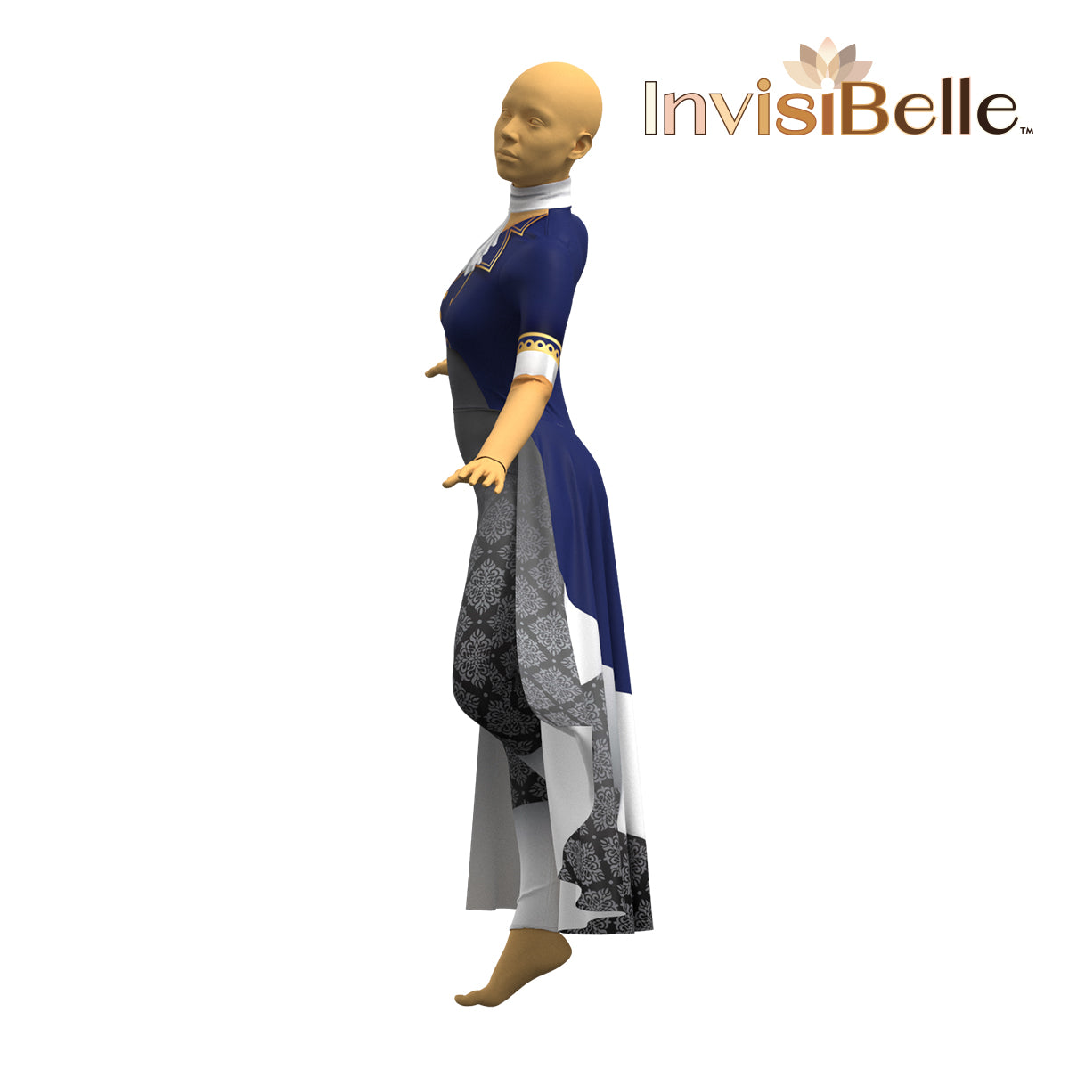 InvisiBelle Blue Noble Unitard