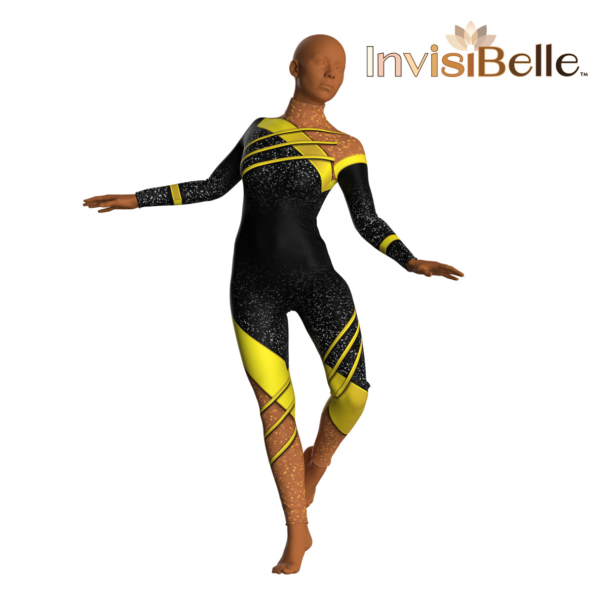 InvisiBelle Cross Neck Unitard