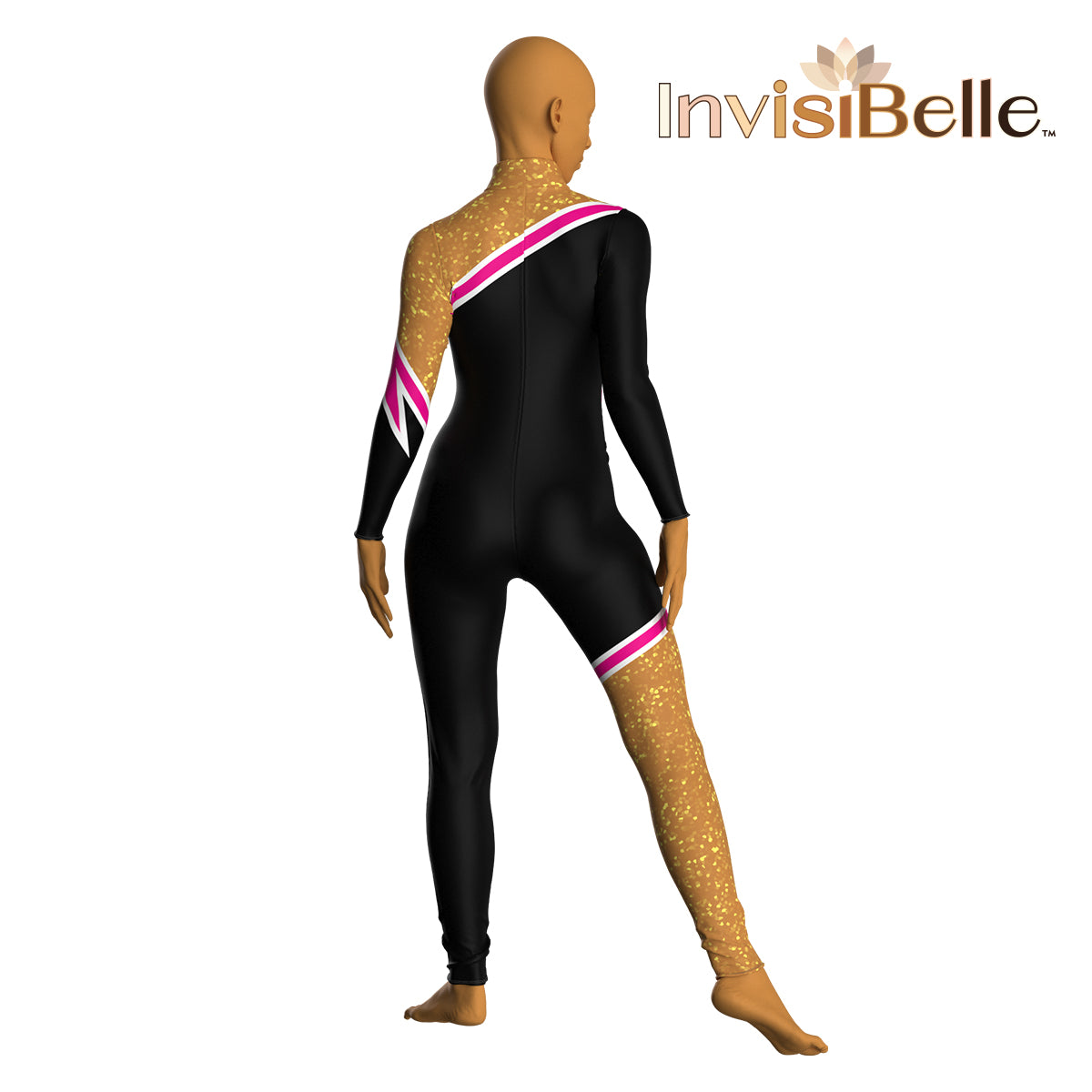 InvisiBelle Pink Lightning Unitard