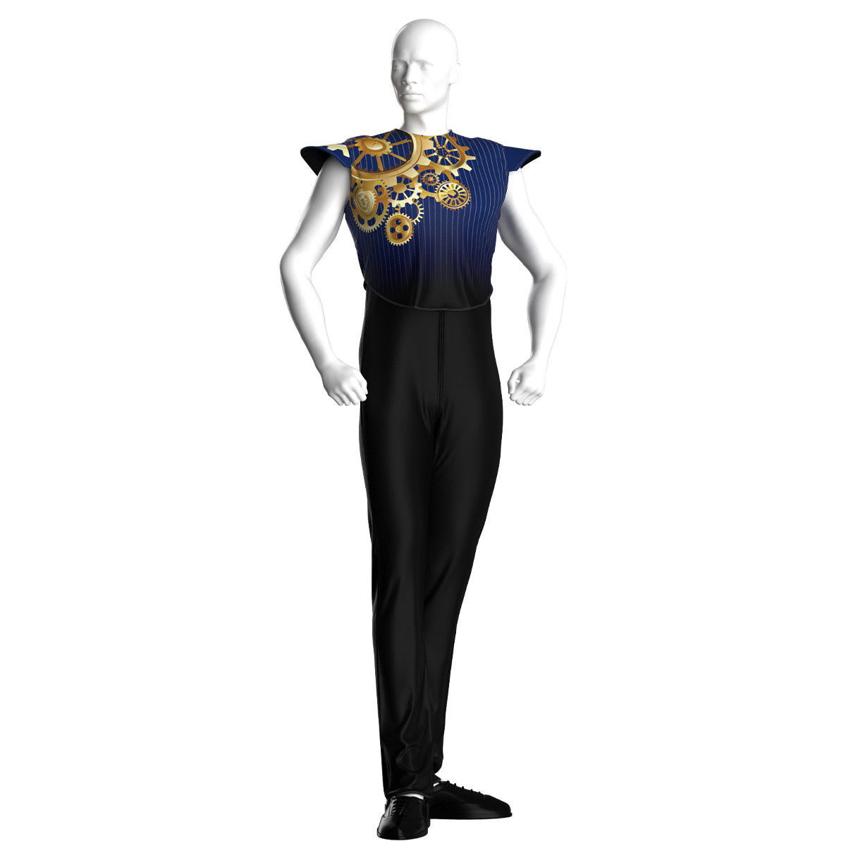 Pinstripe Gears Marching Top