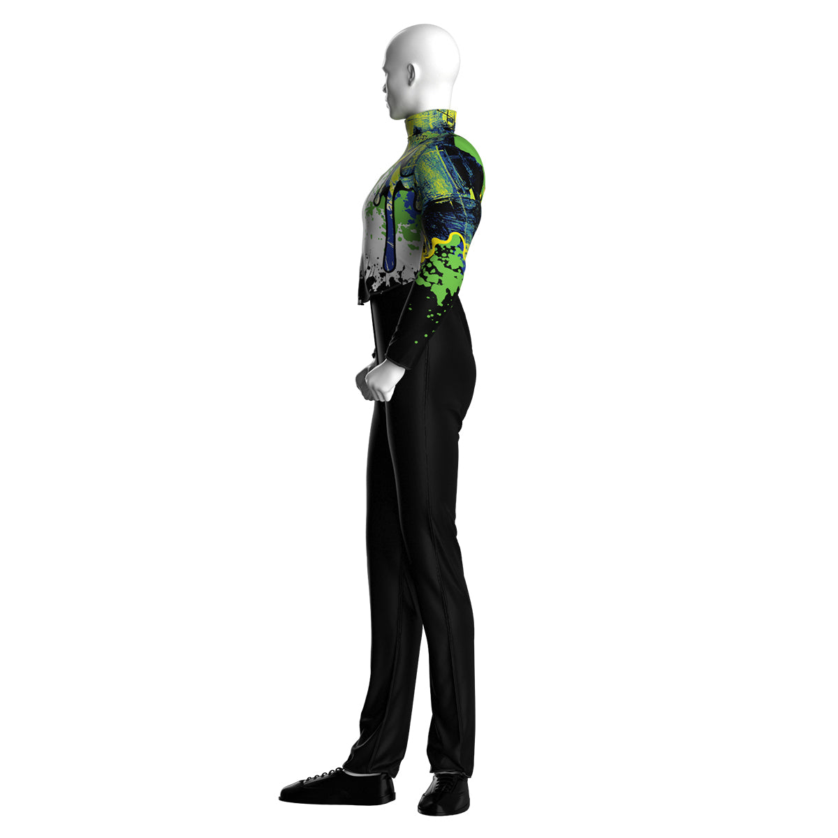Green Painting Marching Top