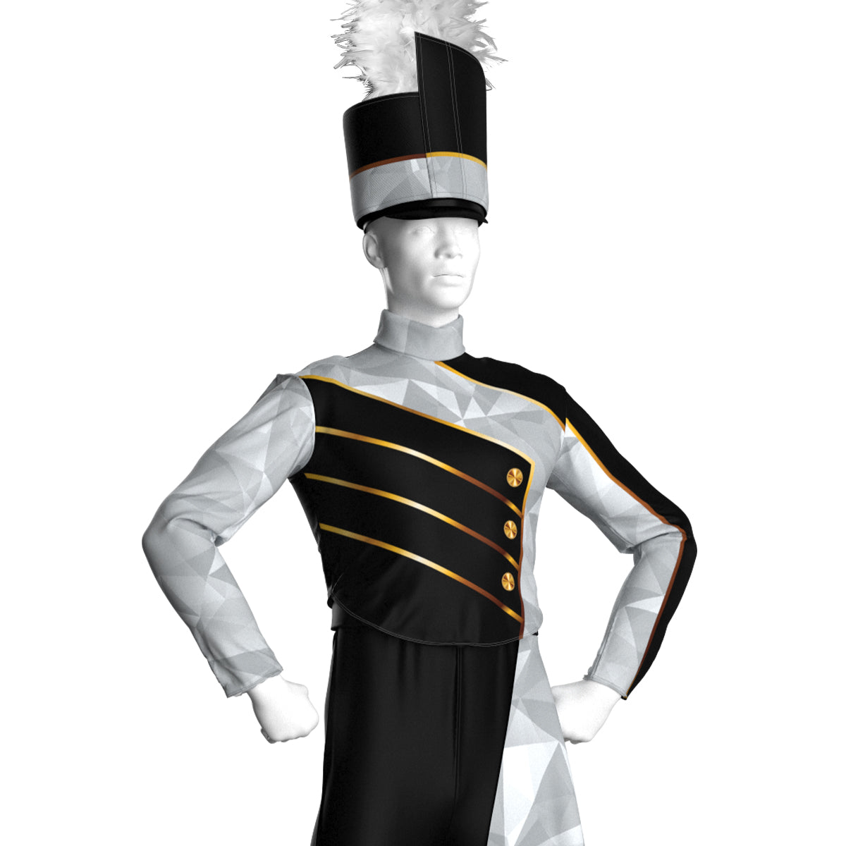 band dress design MJ01 School Band Dress Army Pattern Elegant Design at an Attractive Price